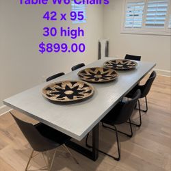 Dining Table W6 Chairs We are located at 2811 East Bell road. Another Time Around Furniture.
