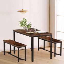 3 Piece Dining Table Set 