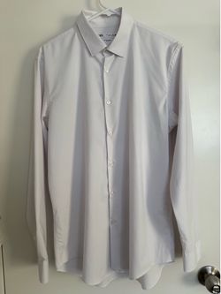 Zara White Dress Shirt Size L