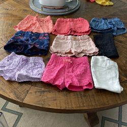 Girls Shorts And Leggings Size 2t 