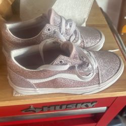 Glittery Vans Size 2 Girls