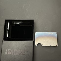 The Ridge Men's Wallet with Money Clip - Burnt Titanium (312)