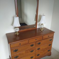 Wood Dresser $125