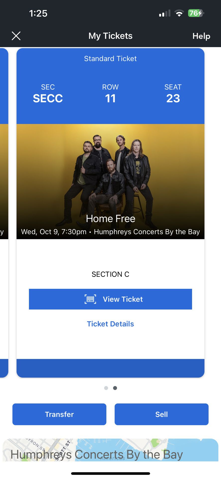 2 Concert Tickets to see Home Free