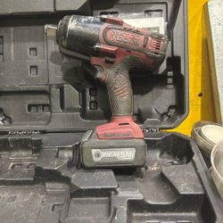Matco 20V Impact 3/4 Drive And Battery. 