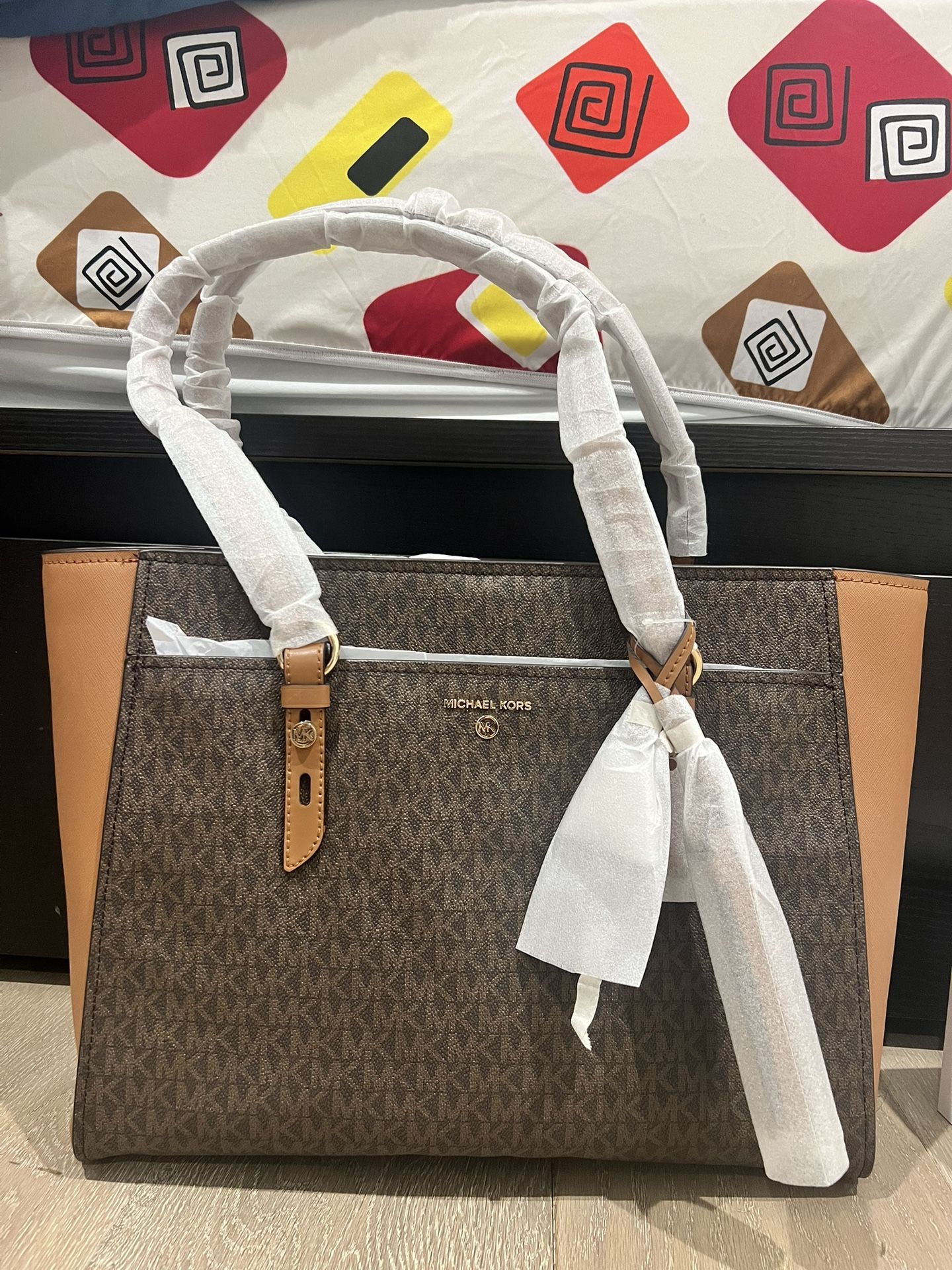 MK Sullivan Large Logo and Leather