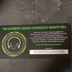 Racer Surround Pro Upgrade 7.1 Virtual Surround Sound Code  