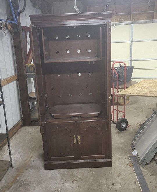 Hand Crafted Entertainment Stand