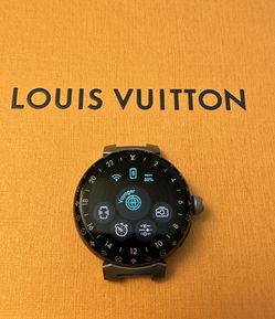 Louis Vuitton Tambour Horizon Light Up Connected Watch, Black, One Size