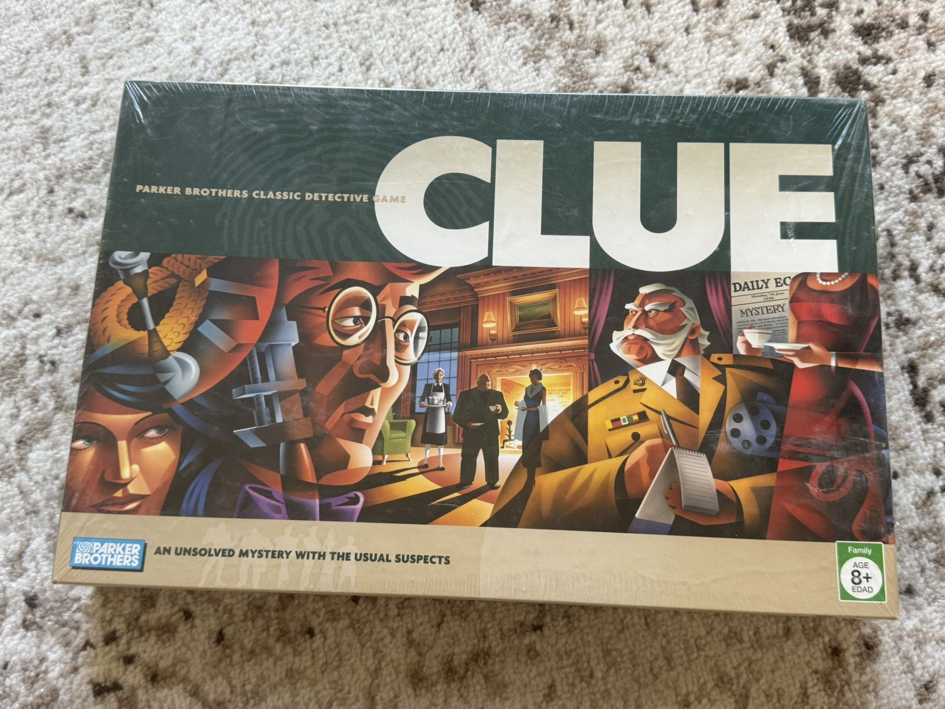 Vintage "Clue" Board Game by Parker Brothers - 2002 Edition - Complete!
