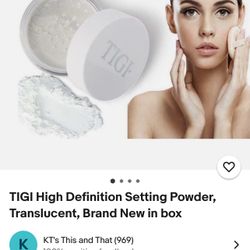 TIGI High Definition Powder Translucent 