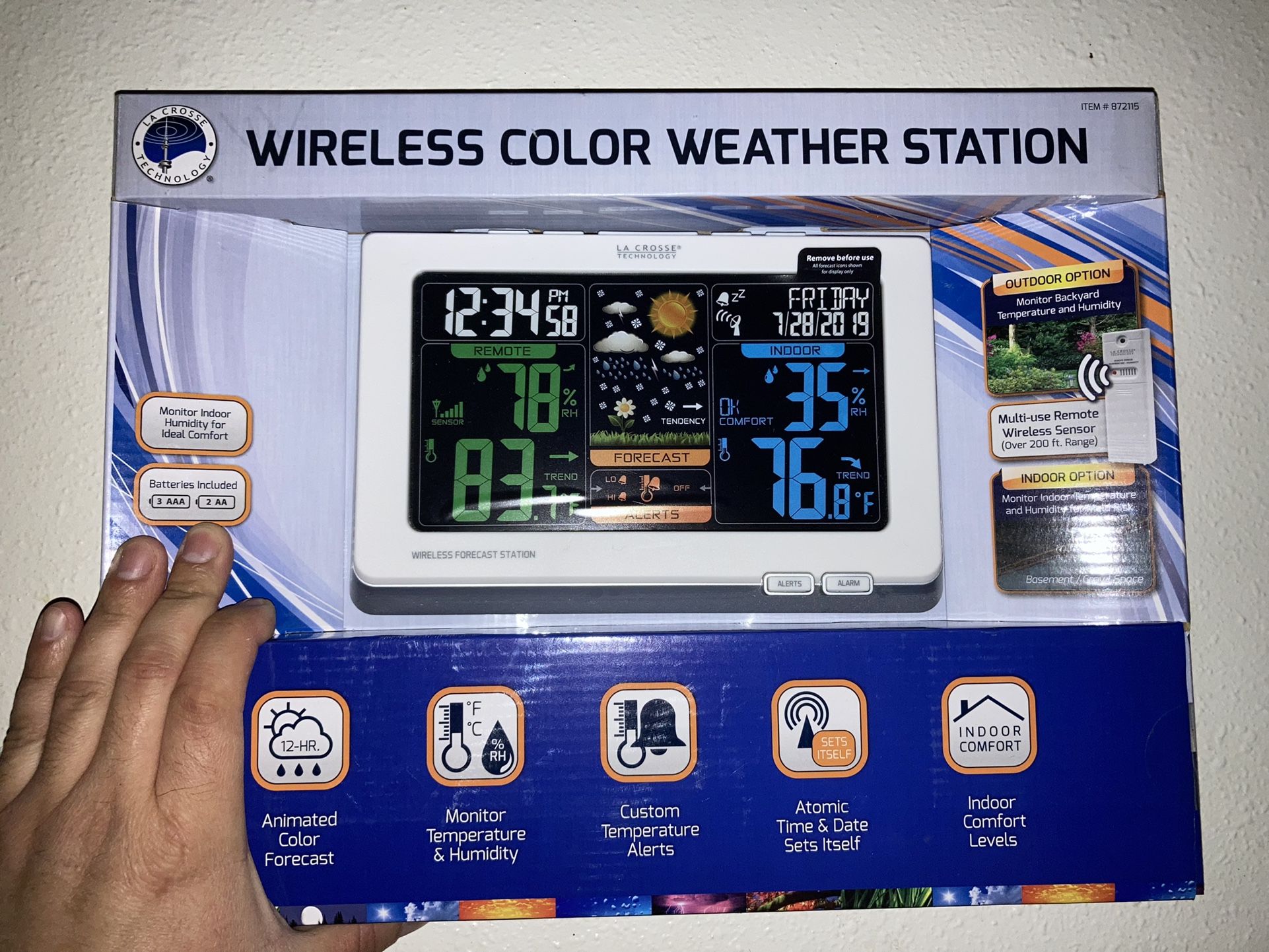 Wireless Weather Station And Clock