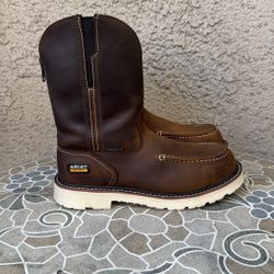 WORK BOOTS ARIAT COMPOSITE TOE SIZE 9.5 MENS 