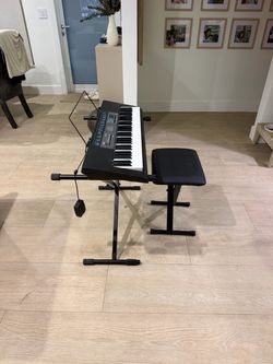 Casio CTK-2550 61 Key Portable Keyboard with stand and seat