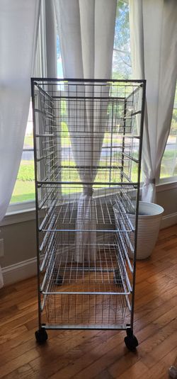 Elfa tall metal drawer solution