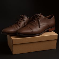 Aldo Brown Oxford Dress Shoes - Size 12 (Pre-Owned)
