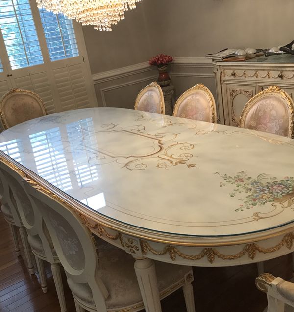 Italian Dining Room Set 8 Chairs With Buffet For Sale In North Bethesda MD Italian Dining Room Set 8 Chairs With Buffet For Sale In North Bethesda MD
