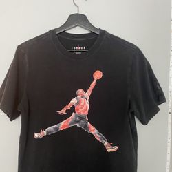 Jordan Air Shirt. Black Tee Shirt. US M 