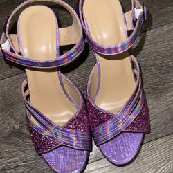 Purple High Heels 