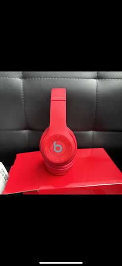 Beats Solo 3 Red Wireless Bluetooth Headphones Headsets  