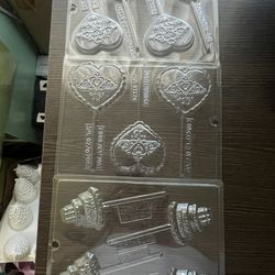 Plastic molds for cake, or chocolate - Birthday Designs