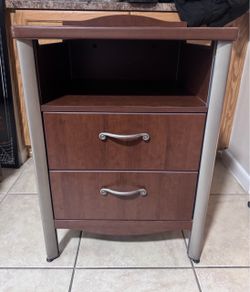 Rolling Mobile Office Cart / Printer Stand with Drawers