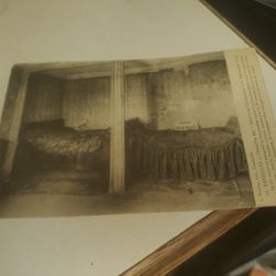 Black And White Postcard "Chambre Des Dernieres Car  Touches"