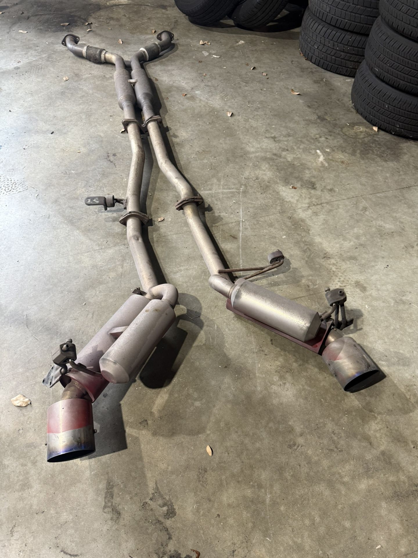 Nissan 350z Race Dual Exhaust HKS