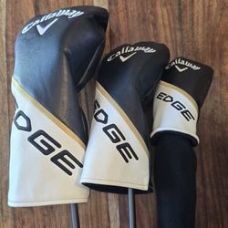 Men's Callaway EDGE Golf Clubs – Driver 10.5°, 3 Wood 15° & 5 Hybrid 25° Stiff Flex