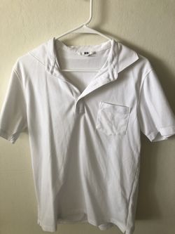 UNIQLO White Polo (medium)