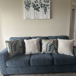 Ashley sofa & chair With Accent Pillows