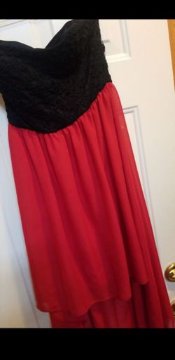 Red Mermaid Tail Dress