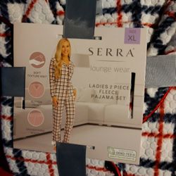Ladies 2 Piece Fleece Pajama 