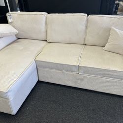 Beige Sleeper Sofa