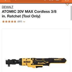 Dewalt Ratchet 20v 