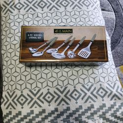 Utensils Set Six Piece Serving Set 41&MAIN