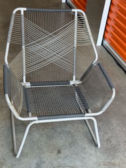 Project 62 Carag 3-Piece Rope Patio Chat Set - Gray - Excellent Condition