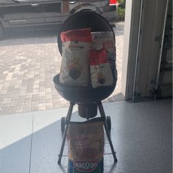 Barbecue With Bags Of Charcoal Included