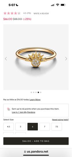Celestial Sparkling Sun Ring