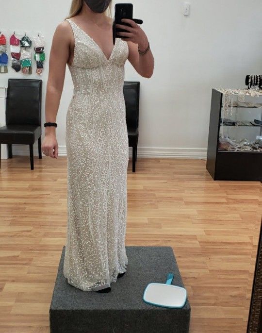Sequined Wedding Dress