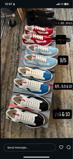Prada America's Cup Sneakers Multiple Colors