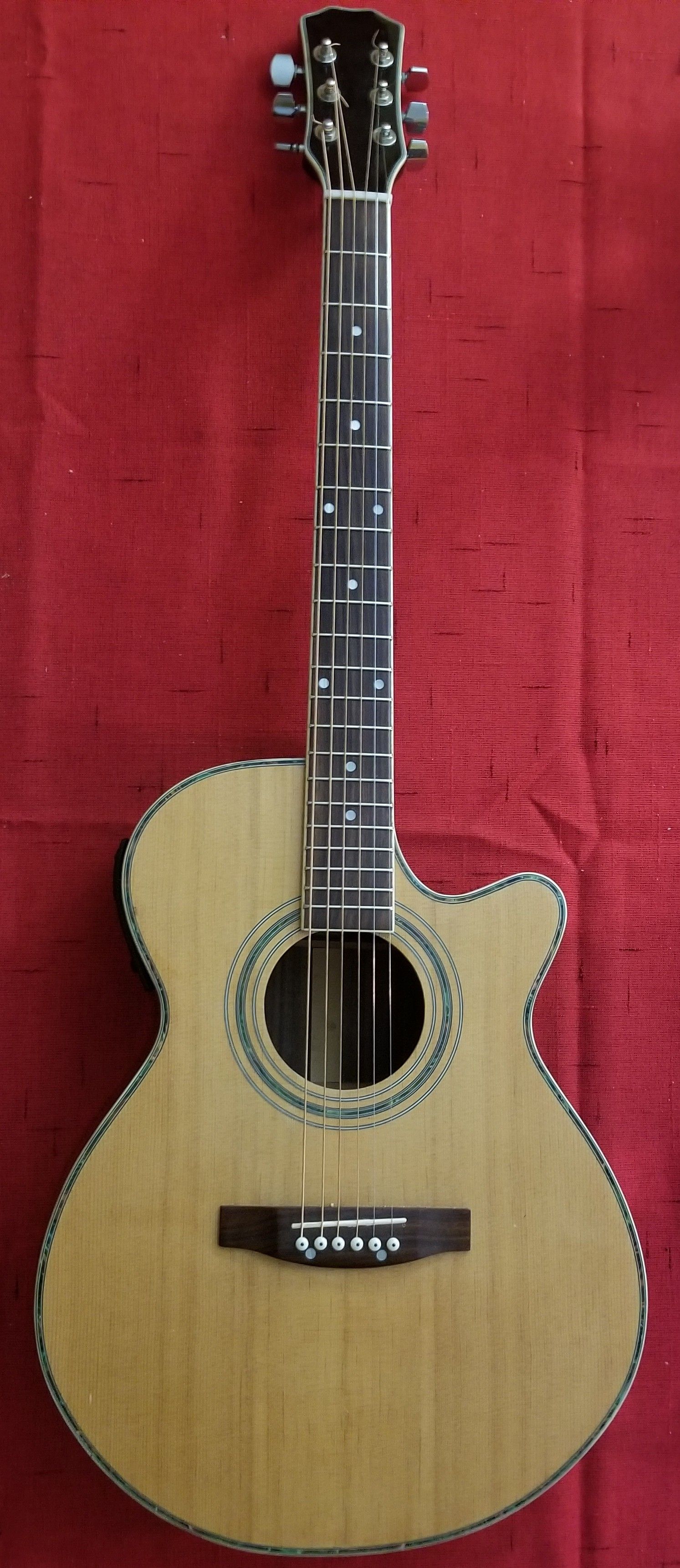 Spruce top Electric Acoustic Guitar