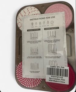 8 piece coaster set