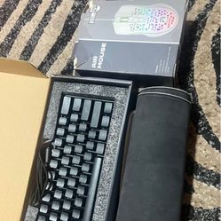 Keyboard And Mouse With Mousepad 