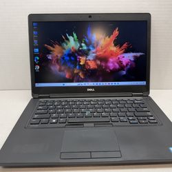 Dell Latitude 5480, Intel Core i5, 2.70 GHz, 8 GB RAM 250 GB SSD Wireless WiFi Webcam HDMI USB-C SD Card Bluetooth Windows 11 Pro Office 2021 AC Adapt