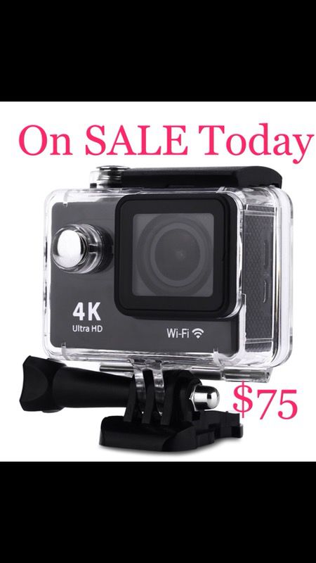 4K WIFI Sports Action Camera Ultra HD Waterproof DV Camcorder 12MP 170 Degree Wide Angle $75