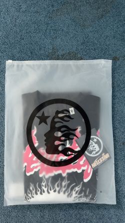 black graphic hellstar tee