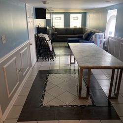 White Marble Dinning Table  