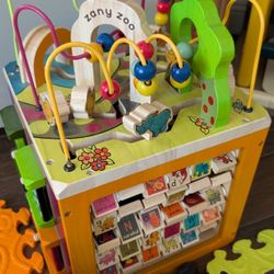 Zany Zoo Toddler Wooden Activity Block