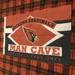 Brand new Arizona Cardinals banner flag